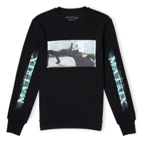 The Matrix Logo Code Sweatshirt - Zwart