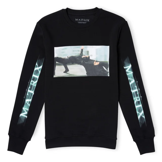 The Matrix Logo Code Sweatshirt - Zwart