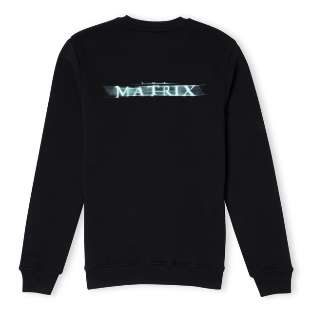 The Matrix Logo Code Sweatshirt - Zwart
