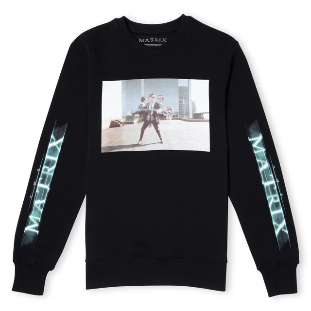 The Matrix Code Sweatshirt - Zwart