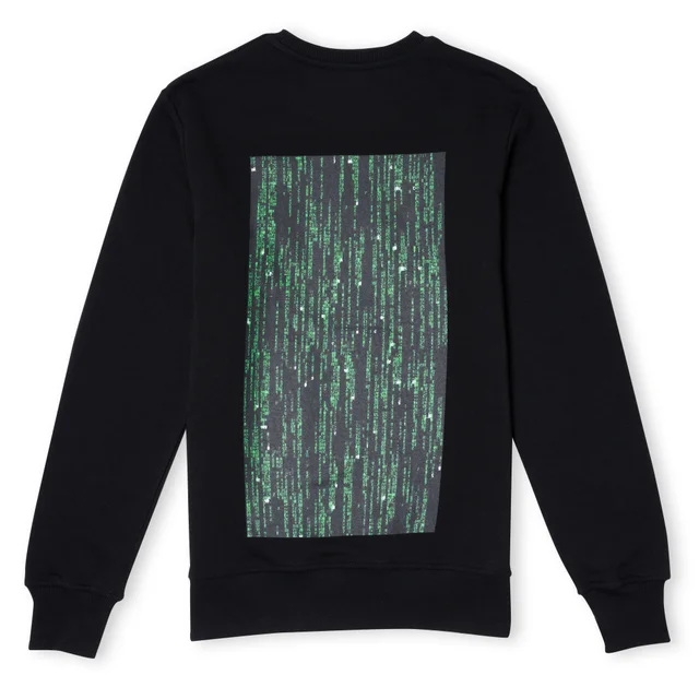 The Matrix Code Sweatshirt - Zwart