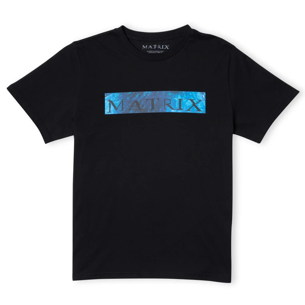 The Matrix Code Men's T-Shirt - Zwart - S Afbeelding 1