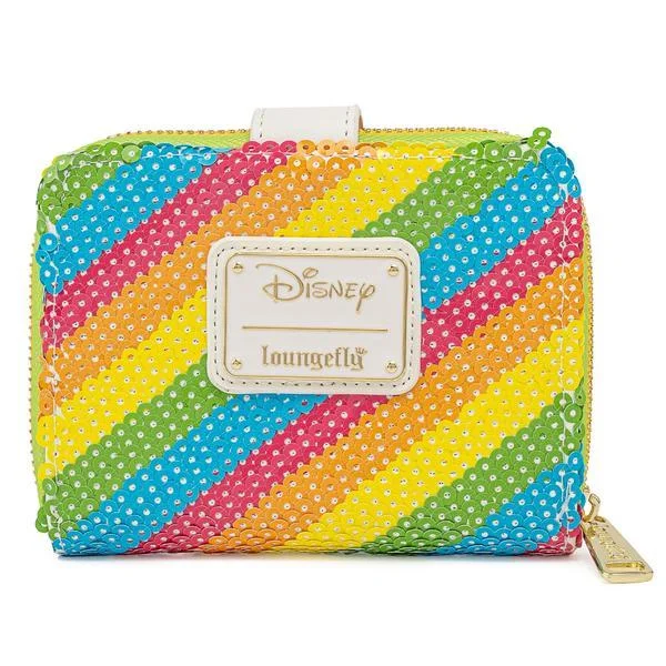 Loungefly Disney Sequin Rainbow Zip Around Wallet Afbeelding 1