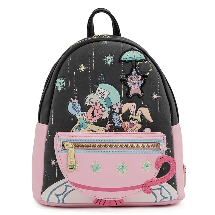 Loungefly Disney Alice In Wonderland A Very Merry Unbirthday To You Mini Backpack Afbeelding 1