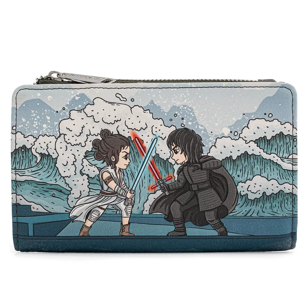 Loungefly Star Wars Kylo Rey Mixed Emotions Flap Wallet Afbeelding 1