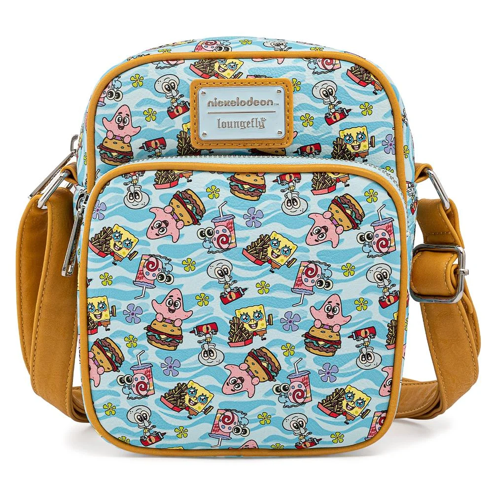Loungefly Spongebob Gang Aop Passport Bag Afbeelding 1
