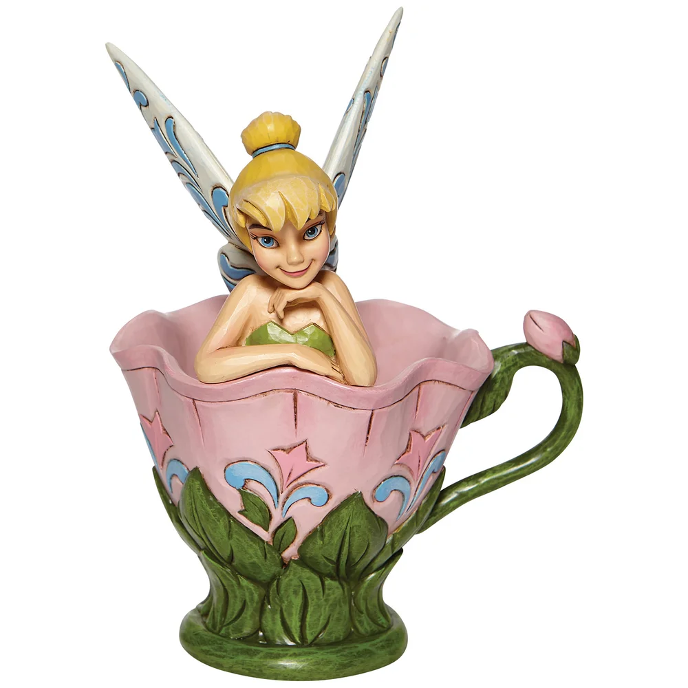 Disney Tinkerbell Zittend in een Bloem Afbeelding 1
