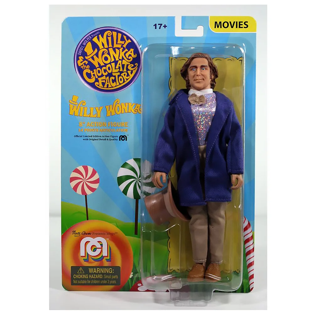 Mego 20 cm Figuur - Willy Wonka en de Chocoladefabriek (Gene Wilder) Afbeelding 1