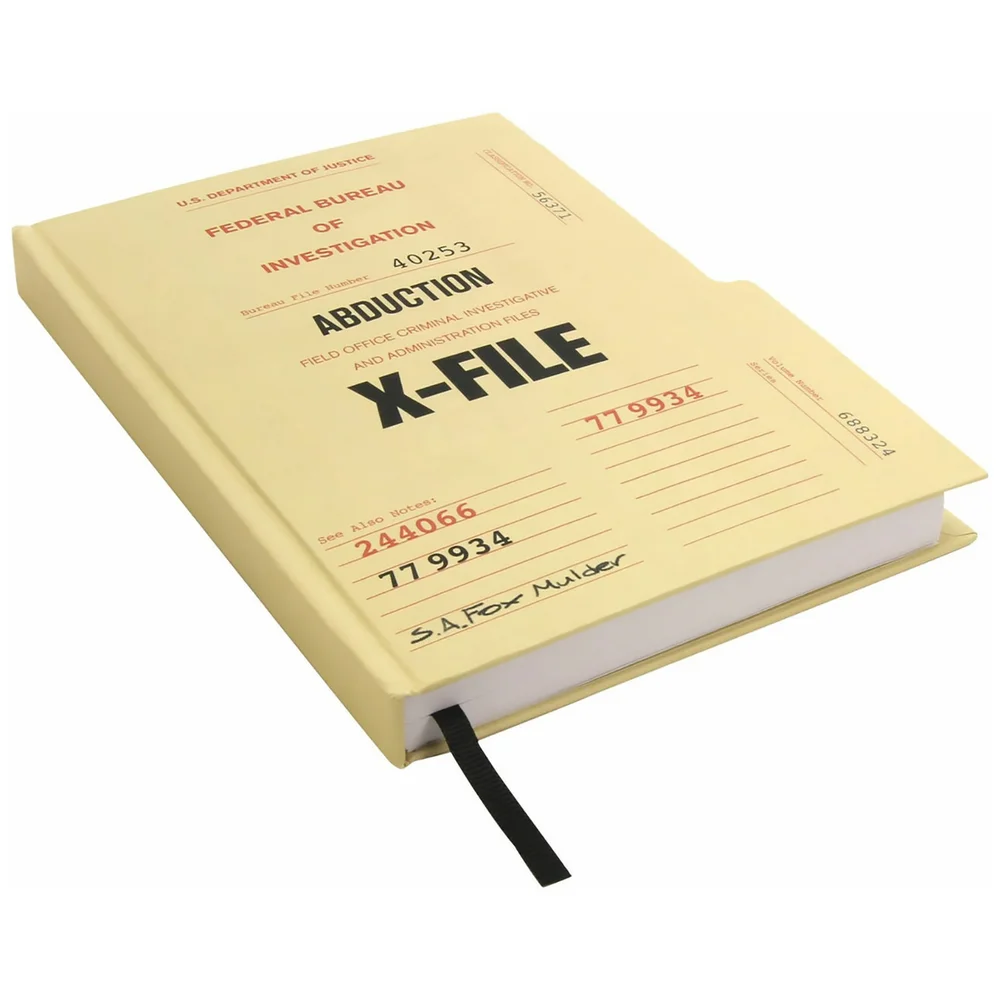 Coop X-Files Case File Journal Hardcover Afbeelding 1