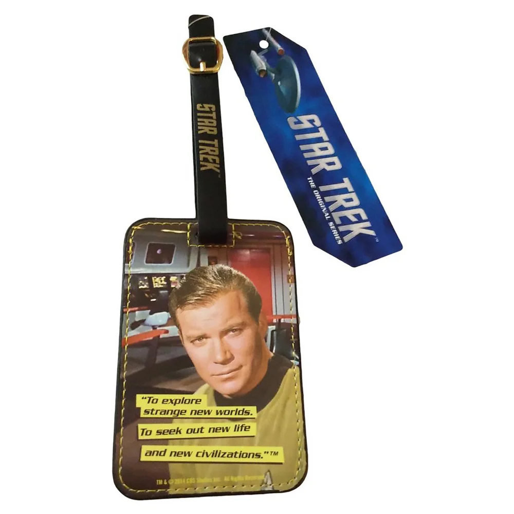 Coop Star Trek Bagagelabel Kirk Afbeelding 1