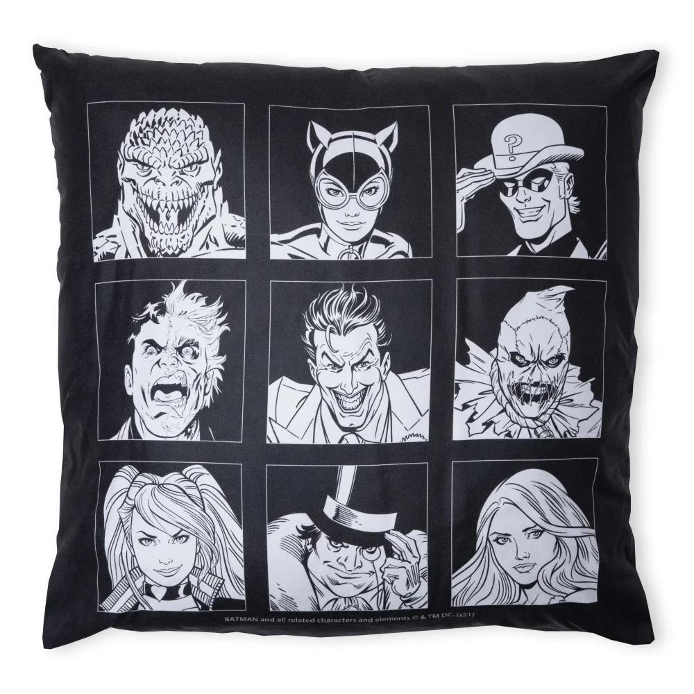 Batman Villains Icon Cushion Square Cushion - 40x40cm Afbeelding 1