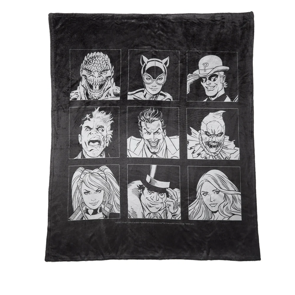 Batman Villains Icon Fleecedeken - M Afbeelding 1