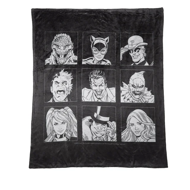 Batman Villains Icon Fleecedeken