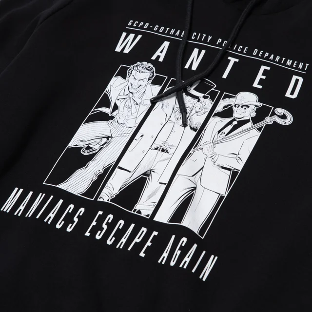 Batman Villains Gotham's Most Wanted Hoodie - Zwart