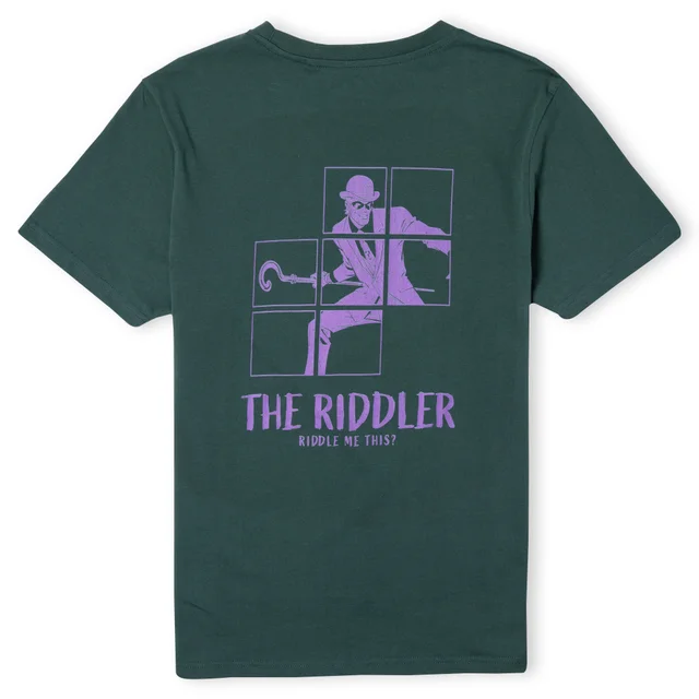 Batman Villains Riddler Unisex T-Shirt - Groen