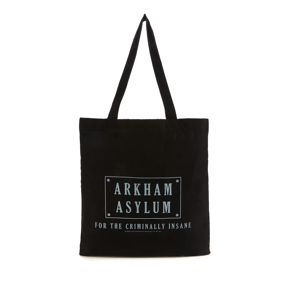 Batman Villains Arkham Asylum Tote Bag - Zwart Afbeelding 1