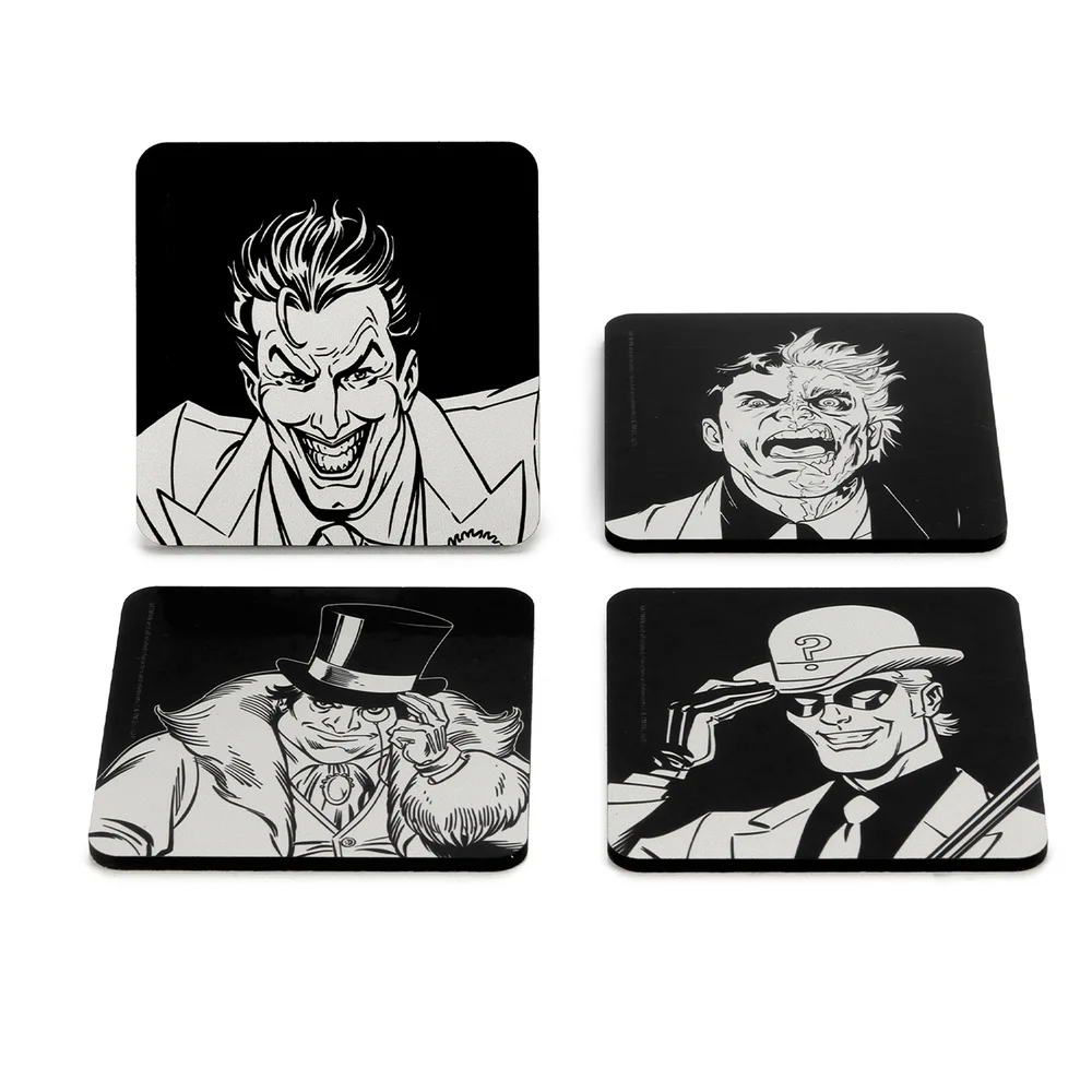 Batman Villains Icon Coaster Set Afbeelding 1