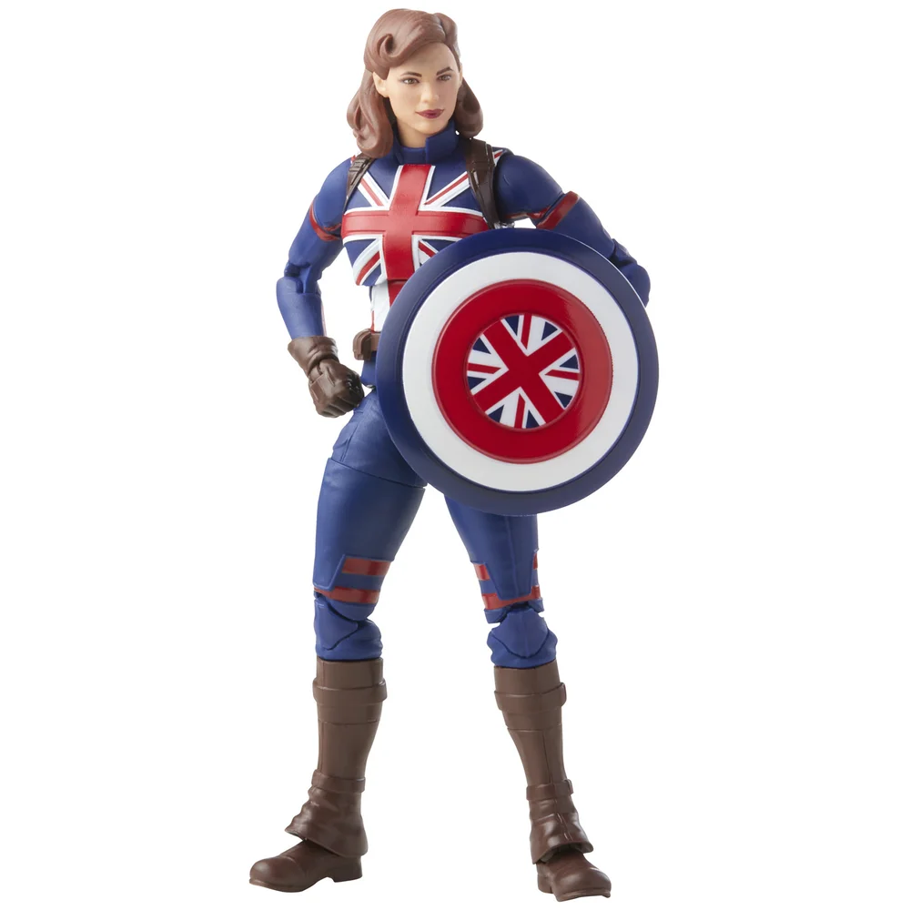 Hasbro Marvel Legends Series Marvel’s Captain Carter What If Action Figure and Build-a-Figure Parts Afbeelding 1