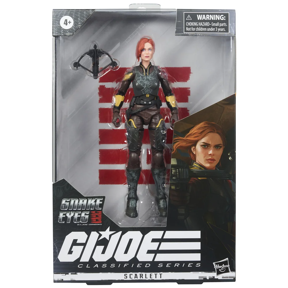 Hasbro G.I. Joe Classified Series Snake Eyes: G.I. Joe Origins Scarlett Actiefiguur Afbeelding 1