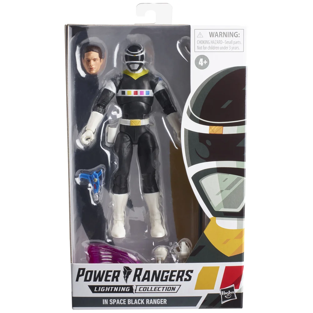 Hasbro Power Rangers Lightning Collectie In Space Zwarte Ranger Figuur Afbeelding 1