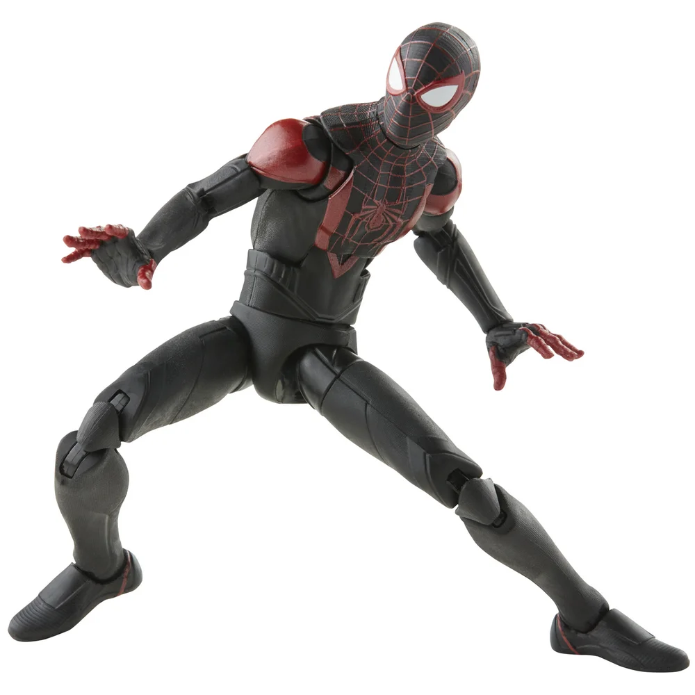 Hasbro Marvel Legends Series Gamerverse Miles Morales 6 Inch Action Figure and Build-A-Figure Part Afbeelding 1