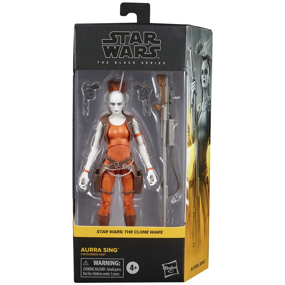 Hasbro Star Wars The Black Serie The Clone Wars Aurra Sing Actiefiguur Afbeelding 1