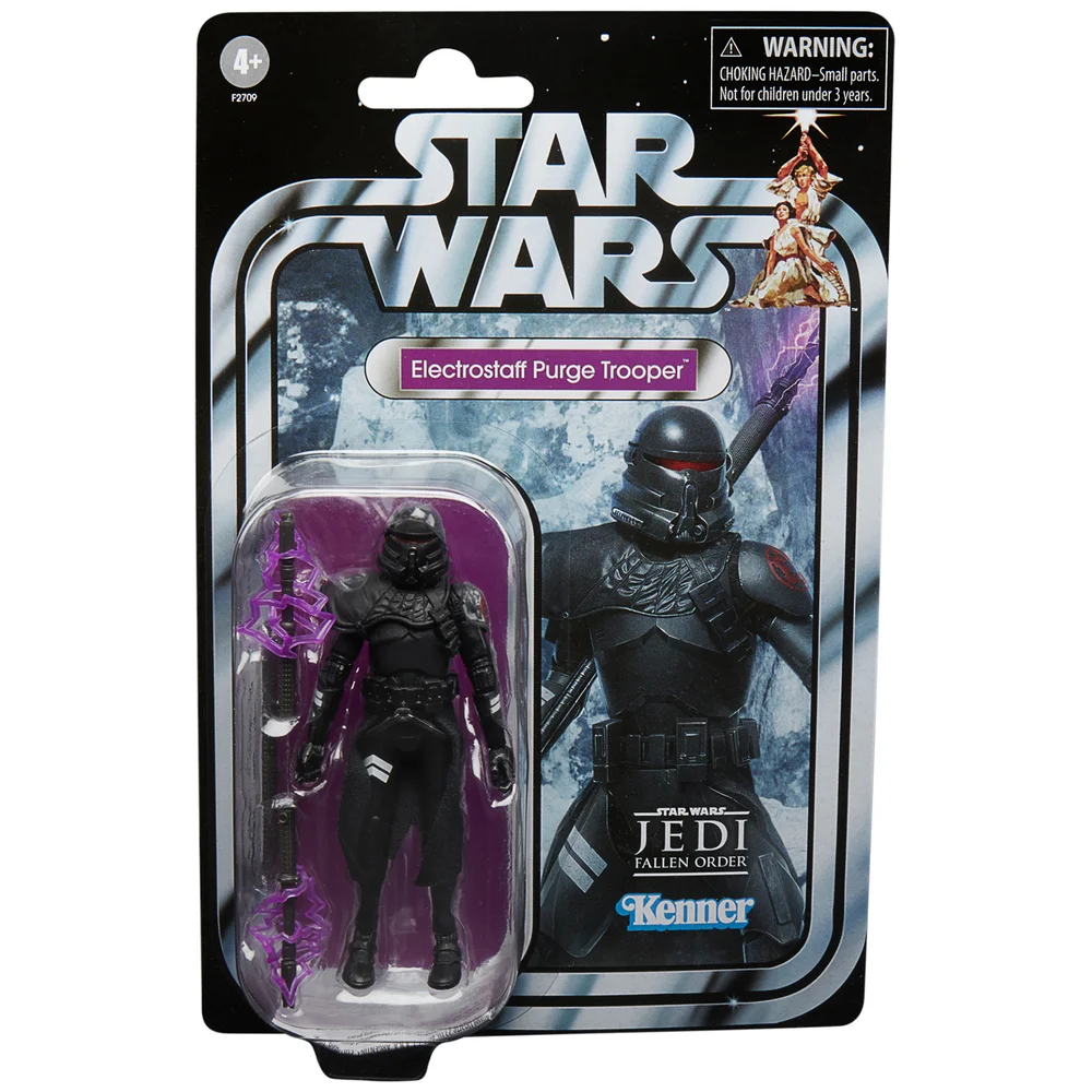 Hasbro Star Wars The Vintage Collection Gaming Greats Electrostaff Purge Trooper Actiefiguur Afbeelding 1