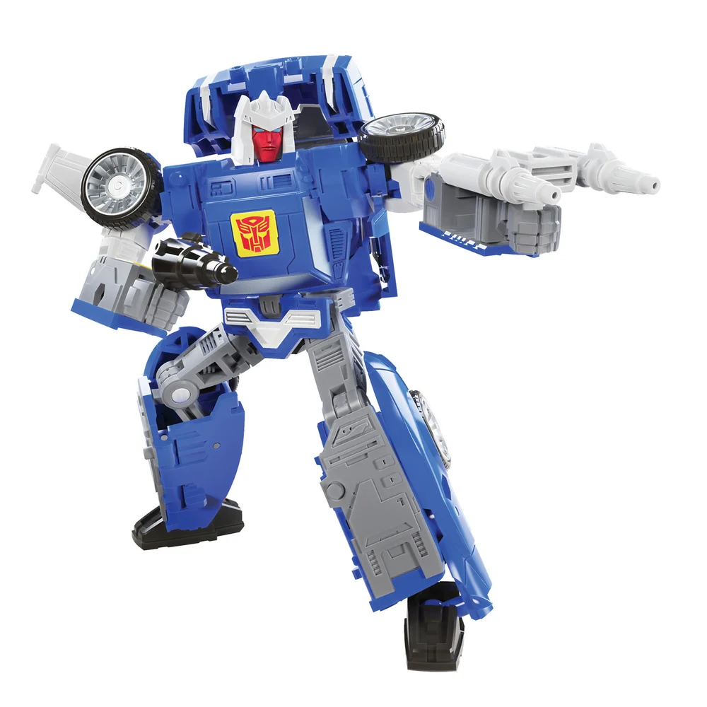 Hasbro Transformers Generations War for Cybertron: Koninkrijk Deluxe WFC-K26 Autobot Tracks Actiefiguur Afbeelding 1