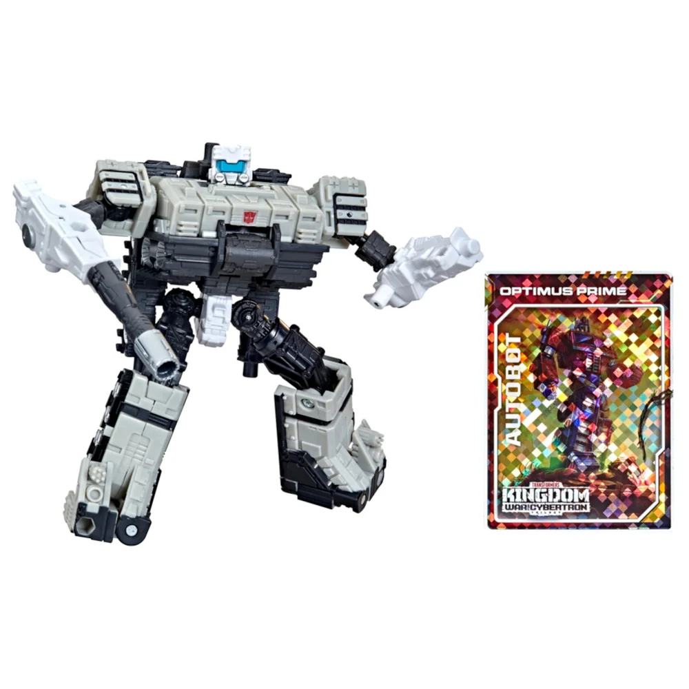Hasbro Transformers Generations War for Cybertron: Kingdom Deluxe WFC-K33 Autobot Slammer Actie Figuur Afbeelding 1