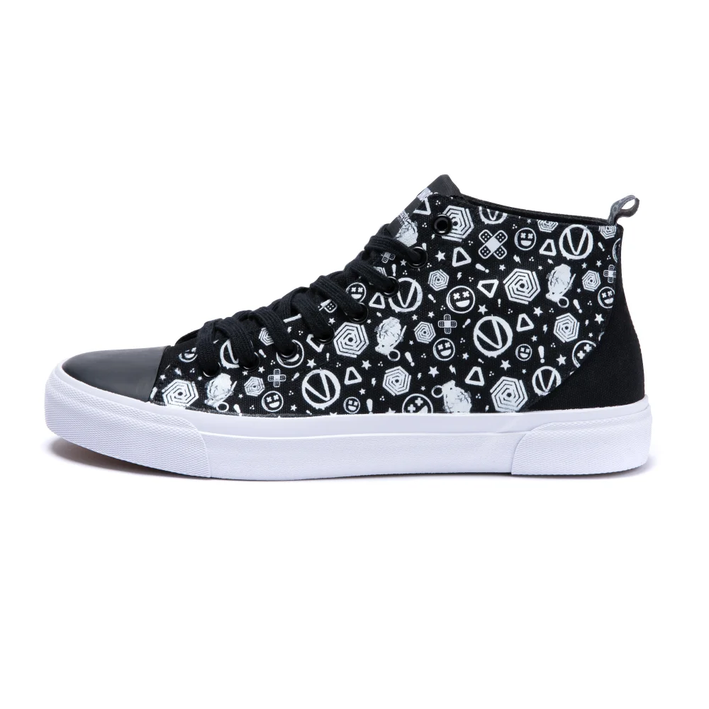 Akedo x Borderlands Doodle High Top - Black - UK10 / EU44.5 Afbeelding 1