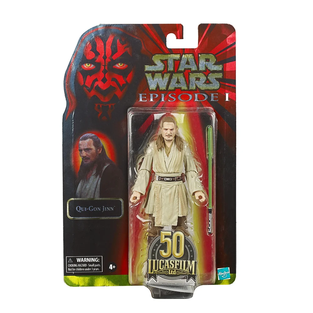 Hasbro Star Wars Black Series Qui-Gon Jinn Actiefiguur Afbeelding 1