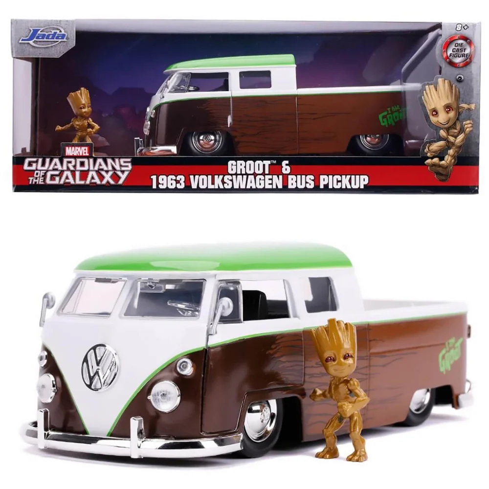 Jada Toys Marvel Groot VW Micro Truck 1:24 Afbeelding 1