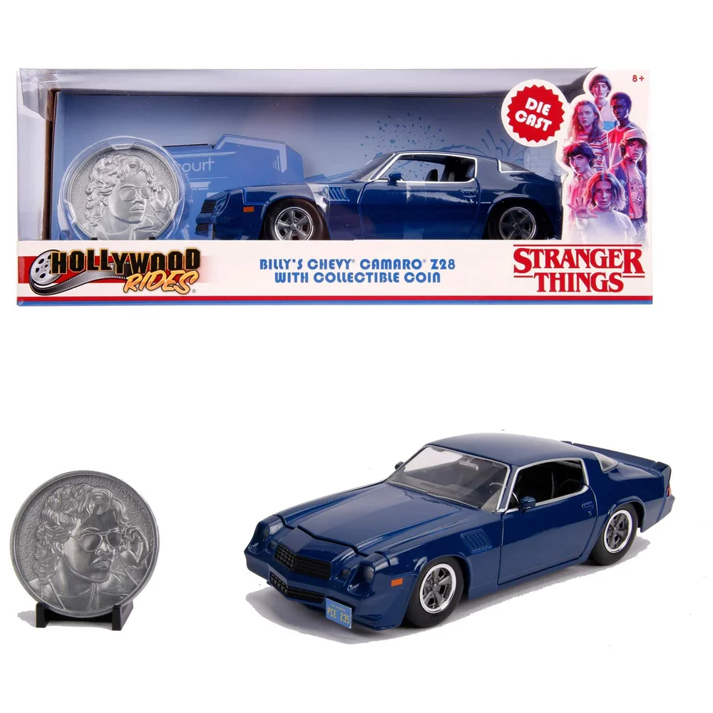 Jada Toys Stranger Things 1979 Chevy Camaro Z28 1:24 Afbeelding 1