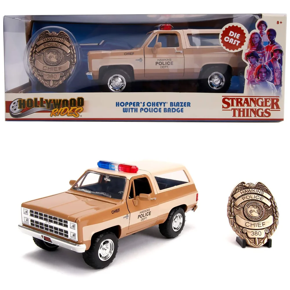 Jada Toys Stranger Things 1980 Chevy K5 Blaze 1:24 Afbeelding 1