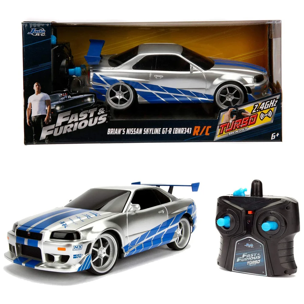Jada Toys Fast & Furious RC Nissan Skyline Gtr 1:24 Afbeelding 1