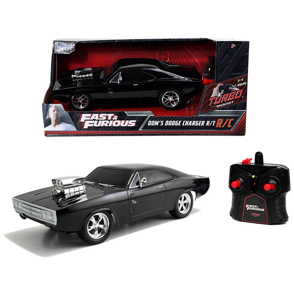 Jada Toys Fast & Furious RC 1970 Dodge Charger 1:24 Afbeelding 1