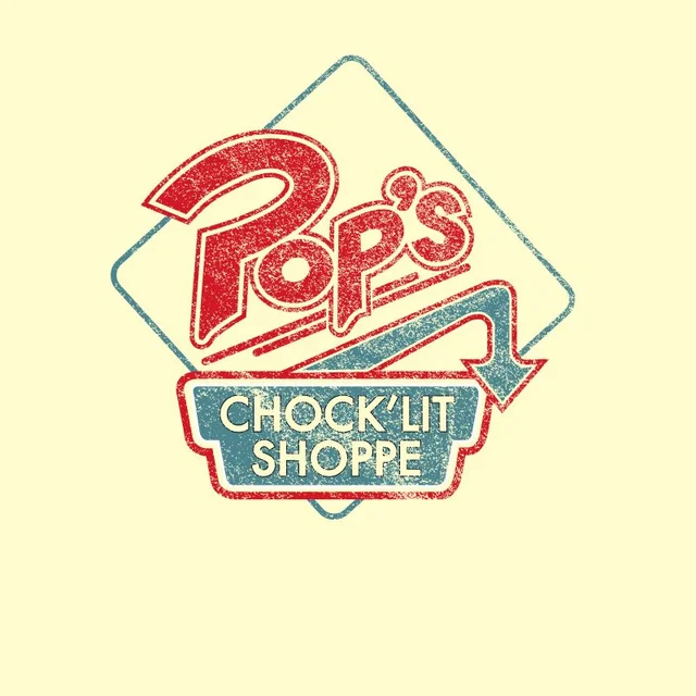 Riverdale Pop's Choclit Shop Unisex T-Shirt - Wit Vintage Wash