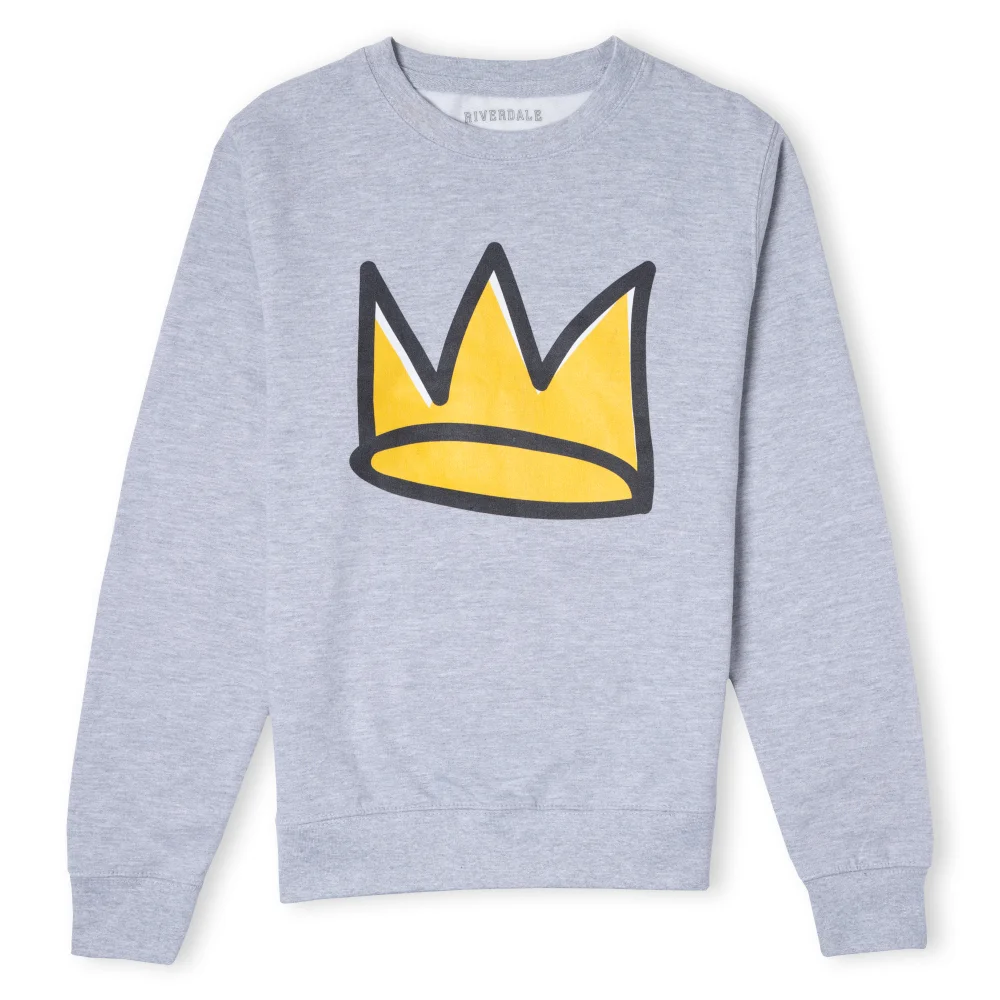 Riverdale Jughead Crown Unisex Sweatshirt - Grijs - S Afbeelding 1