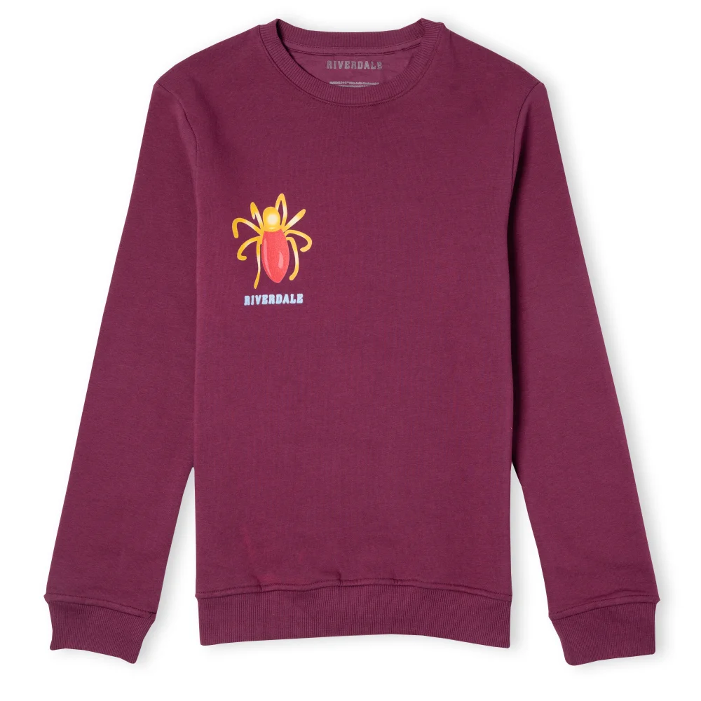Riverdale Cheryl Blossom Broach Unisex Sweatshirt - Bordeaux - S Afbeelding 1