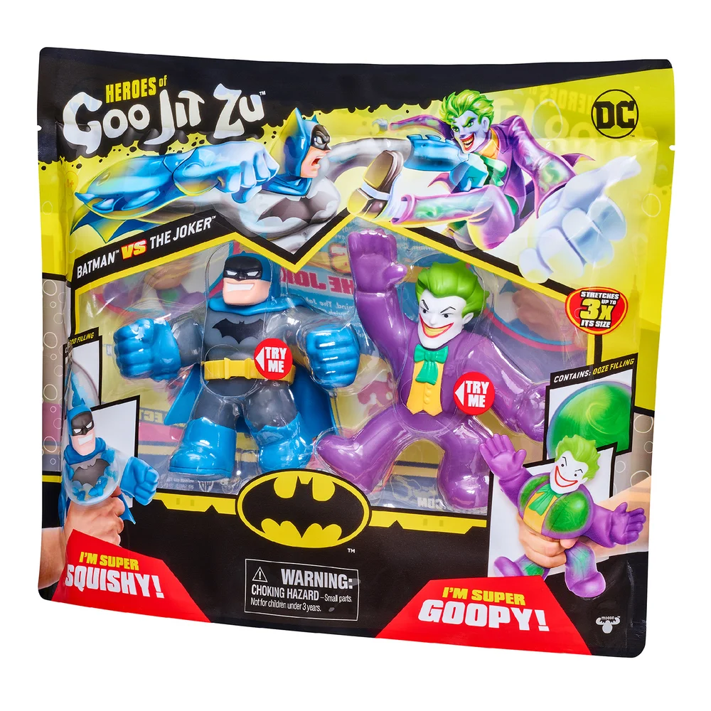 Heroes of Goo Jit Zu DC Versus Pack - Batman VS. Joker Afbeelding 1