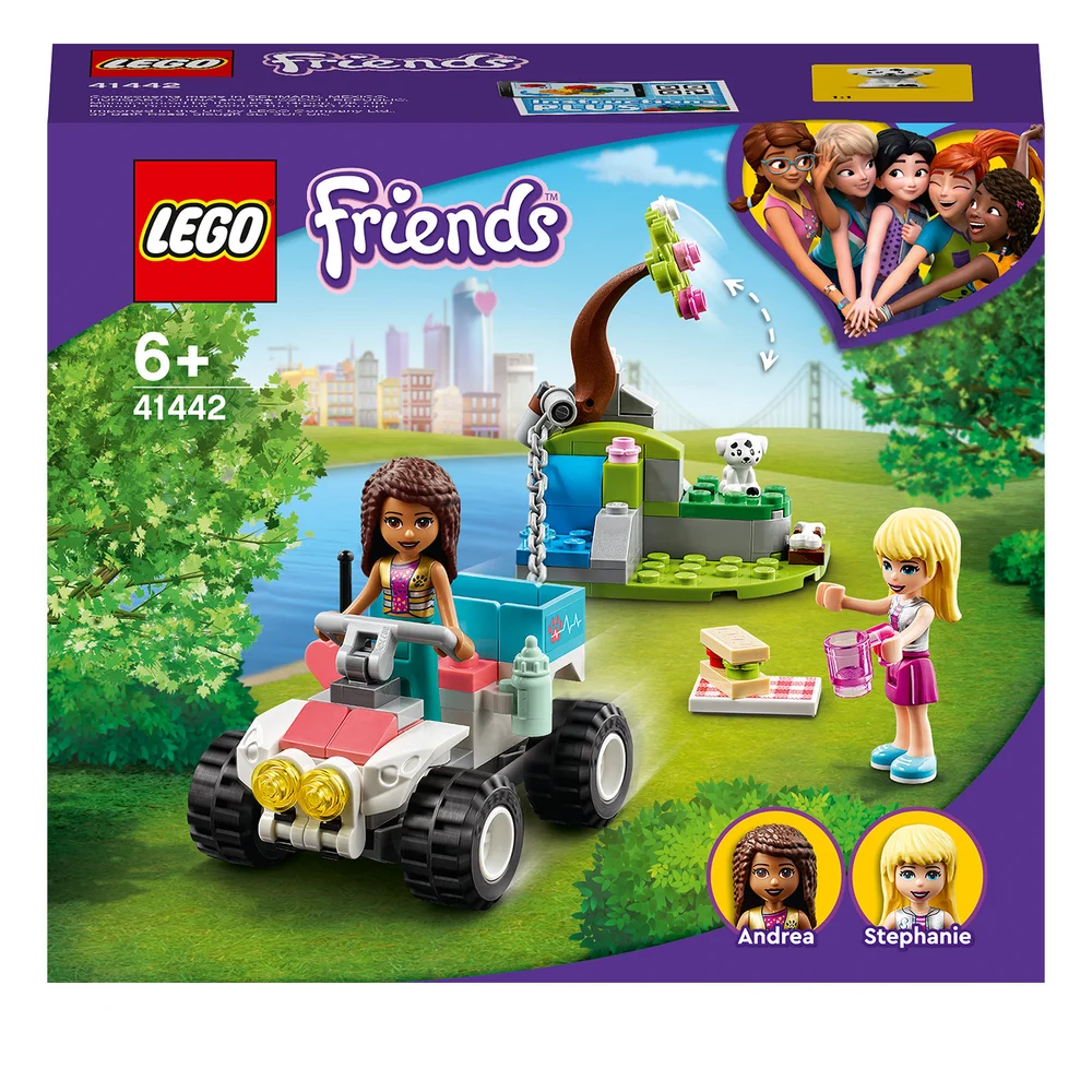LEGO Vrienden: Dierenarts Kliniek Rescue Buggy Quad Bike Speelset (41442) Afbeelding 1