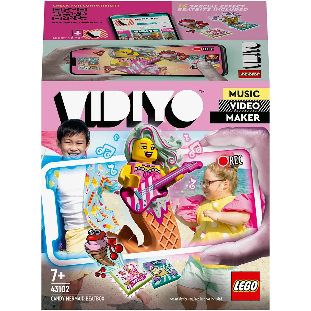 LEGO VIDIYO Candy Zeemeermin BeatBox Muziek Video Maker Speelgoed (43102) Afbeelding 1