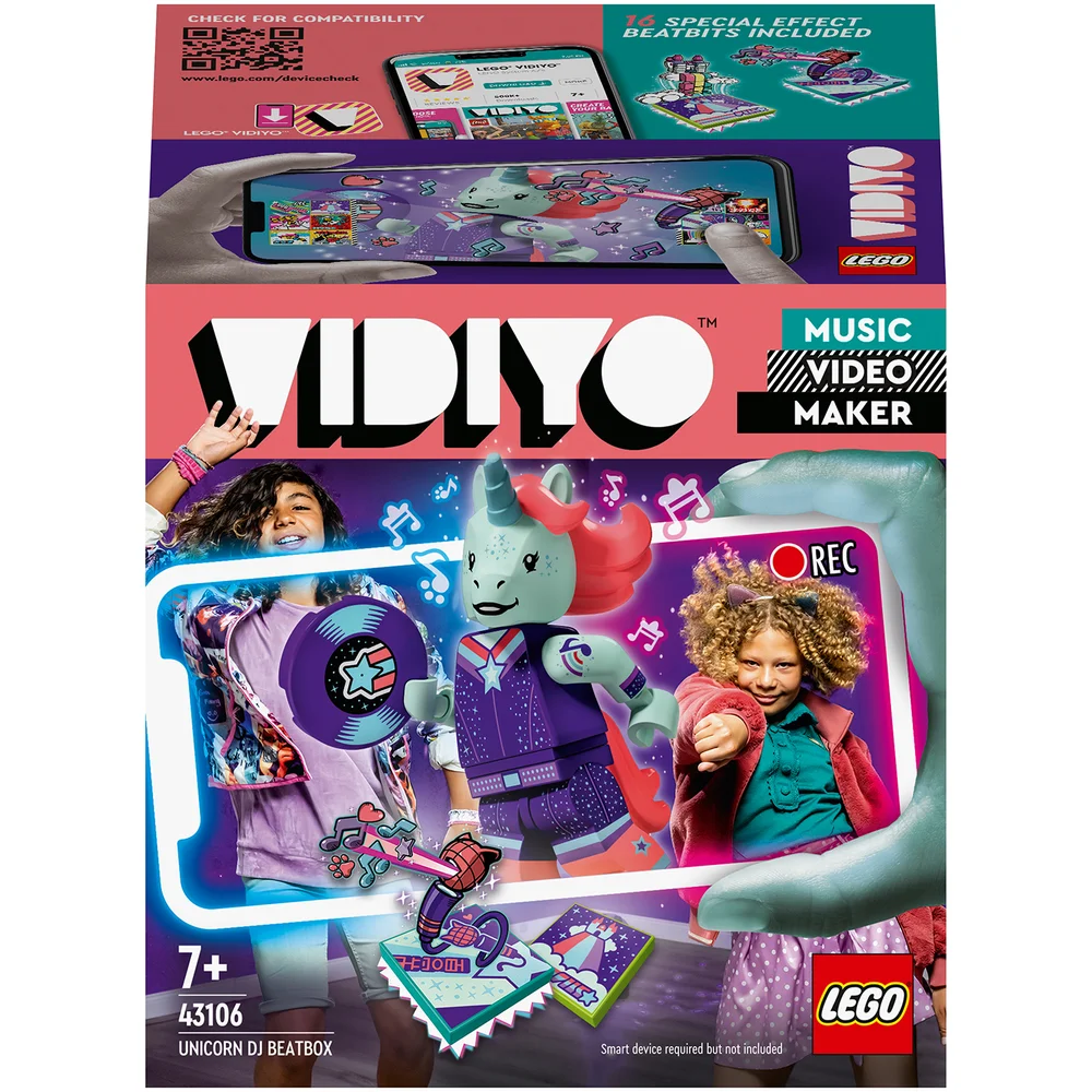 LEGO VIDIYO Eenhoorn DJ BeatBox Music Video Maker Speelgoed (43106) Afbeelding 1