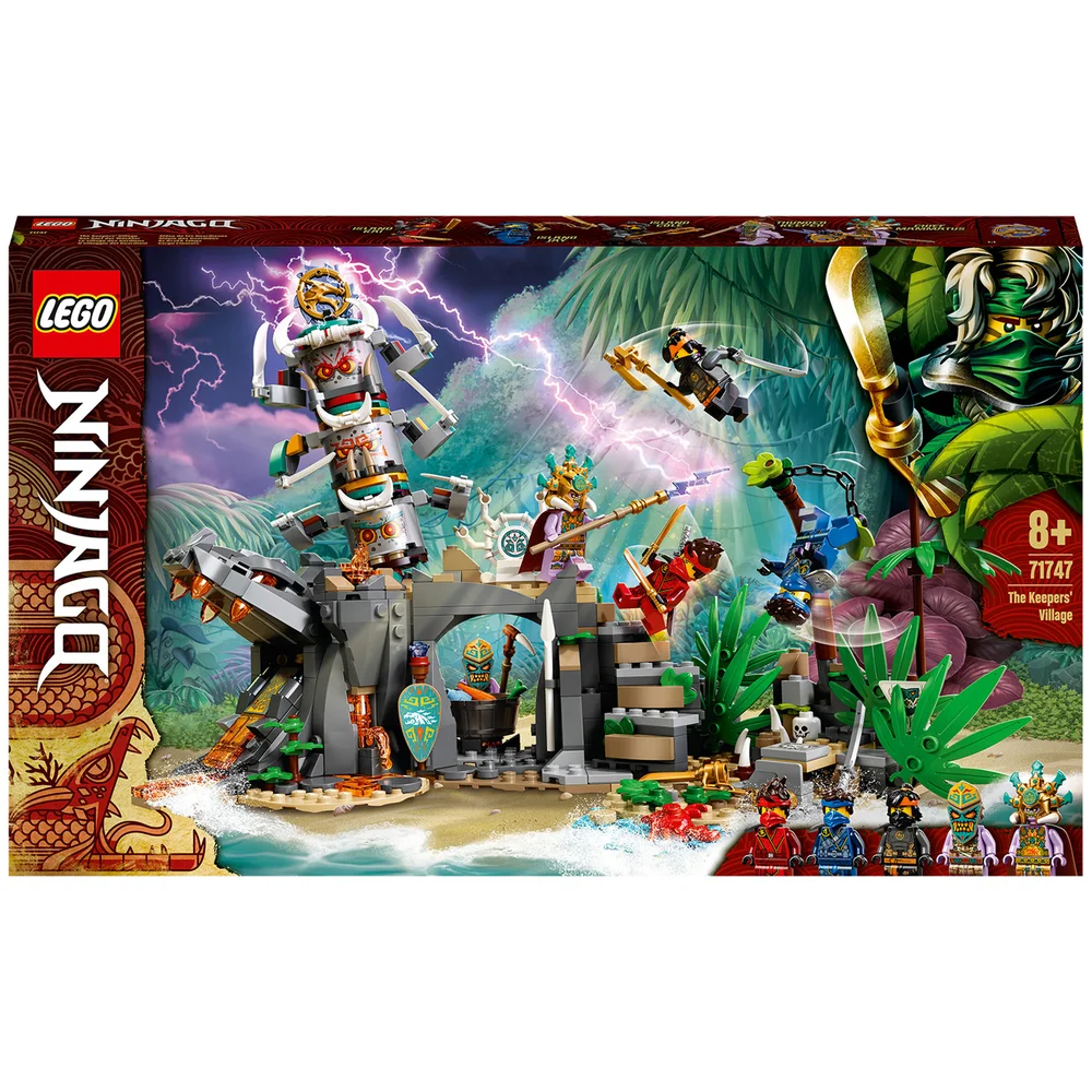 LEGO 71747 NINJAGO Het Dorp van de Beschermers Bouwset met Poppetjes van Cole, Jay en Kai voor Kinderen vanaf 8 Jaar Afbeelding 1