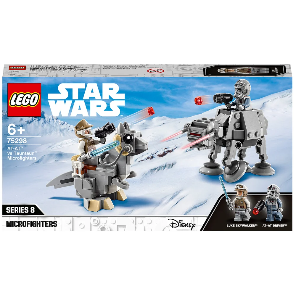 LEGO 75298 Star Wars AT-AT vs. Tauntaun Microfighters Speelgoed Bouwset met Luke Skywalker en AT-AT Driver Poppetjes Afbeelding 1