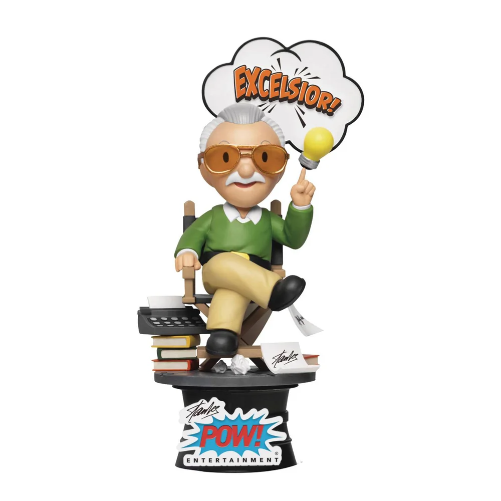 Beast Kingdom Stan Lee POW D-Stage Diorama Afbeelding 1