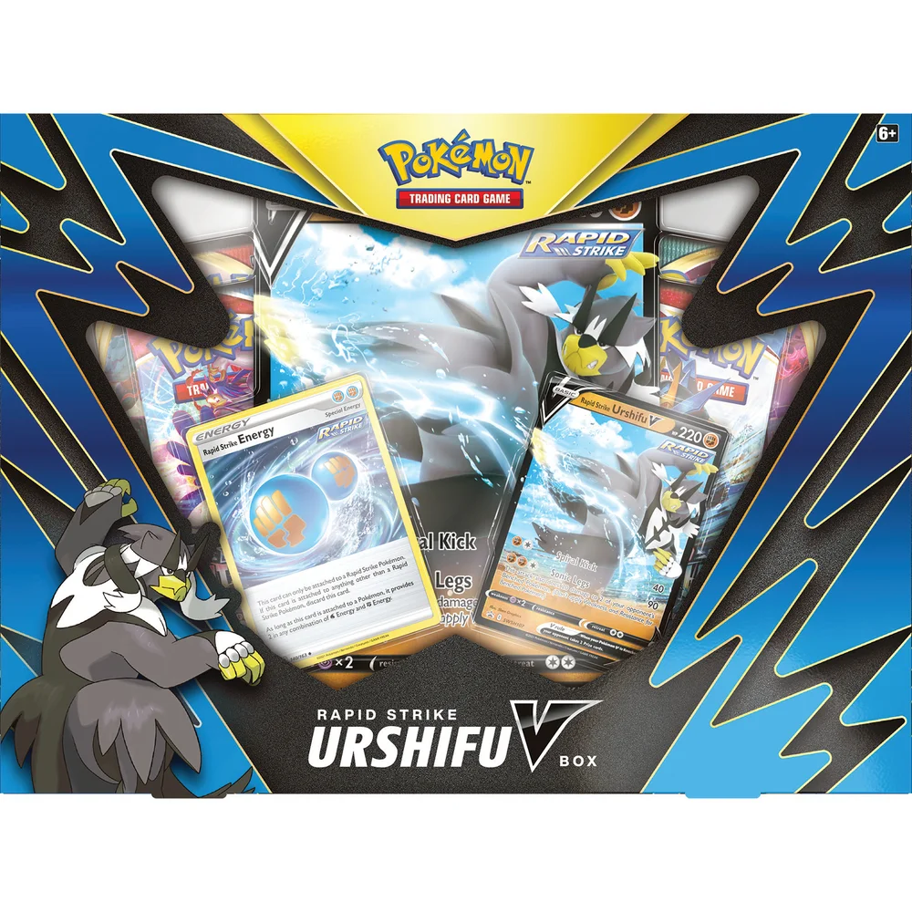 Pokemon TCG: Enkel/Rapid Strike Urshifu V Doos (Assortiment) Afbeelding 1