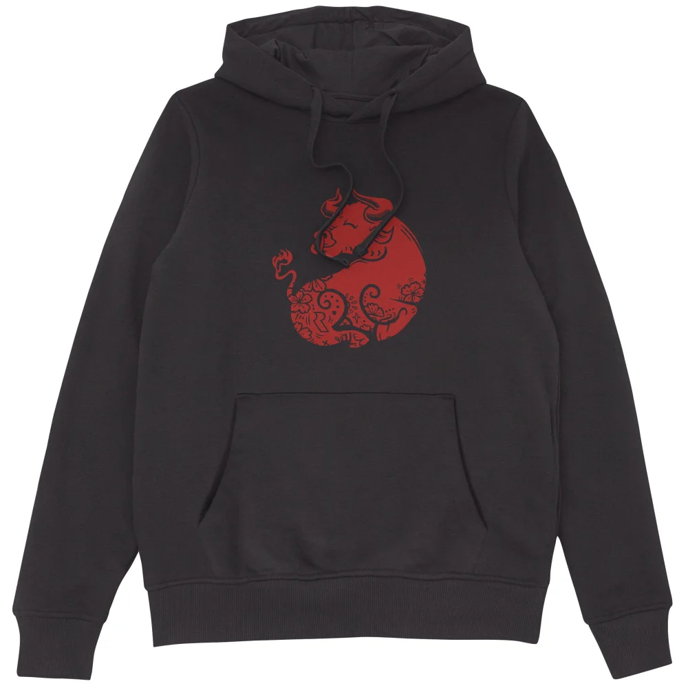 Sea Of Thieves Year Of The Ox Unisex Hoodie - Black - S - Zwart Afbeelding 1