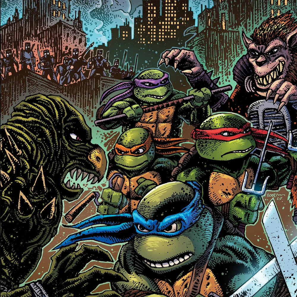 Waxwork - Teenage Mutant Ninja Turtles II: Secret of the Ooze LP (Groen) Afbeelding 1