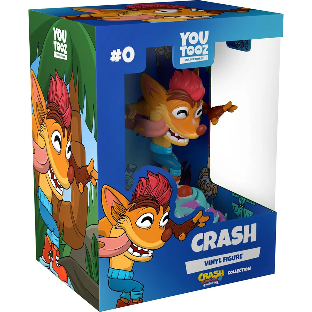 Youtooz Crash Bandicoot 12,5 cm Vinyl Verzamelbaar Figuur - Crash Afbeelding 1